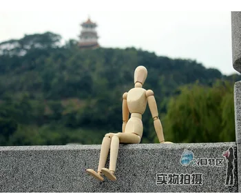 

12 Inch Wooden mannequin toy / wooden puppet / wooden manikin Home Model,Painting sketch Free shipping