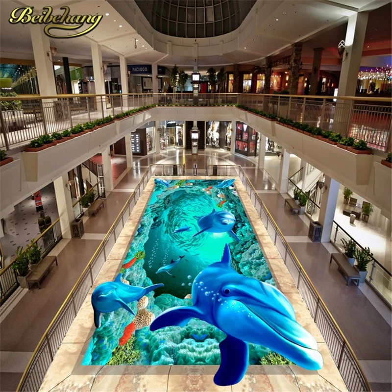 beibehang Custom Photo Wallpaper papel de parede 3D Underwater World Starfish Bathroom floor painting Mural PVC Wall paper roll 50 sheets chinese half ripe xuan paper letterhead rijstpapier rice paper painting antiquity calligraphy sandalwood papel arroz