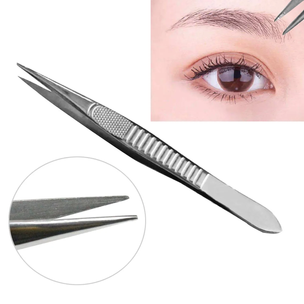 

Women Eyebrow Face Nose Hair Clip Tweezer Remover Stainless Steel Tweezers Shape Tool Eyebrow Tweezers #