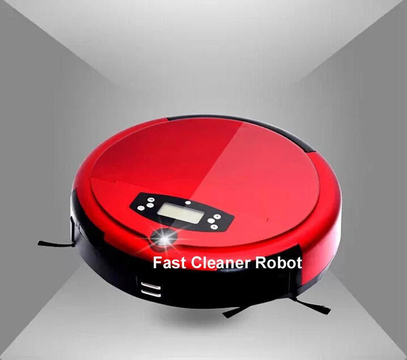 

Free Shipping Newest Voice Function Wet and Dry Smart Vacuum Cleaner For Home With Schedule, Two Side Brushes,Self Charge