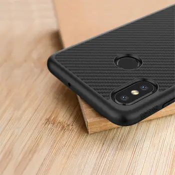 

For Xiaomi Mi8 Case Cover Nillkin Synthetic Fiber Carbon Fiber PP Plastic Back Case For Xiaomi Mi 8 Mi8 M8