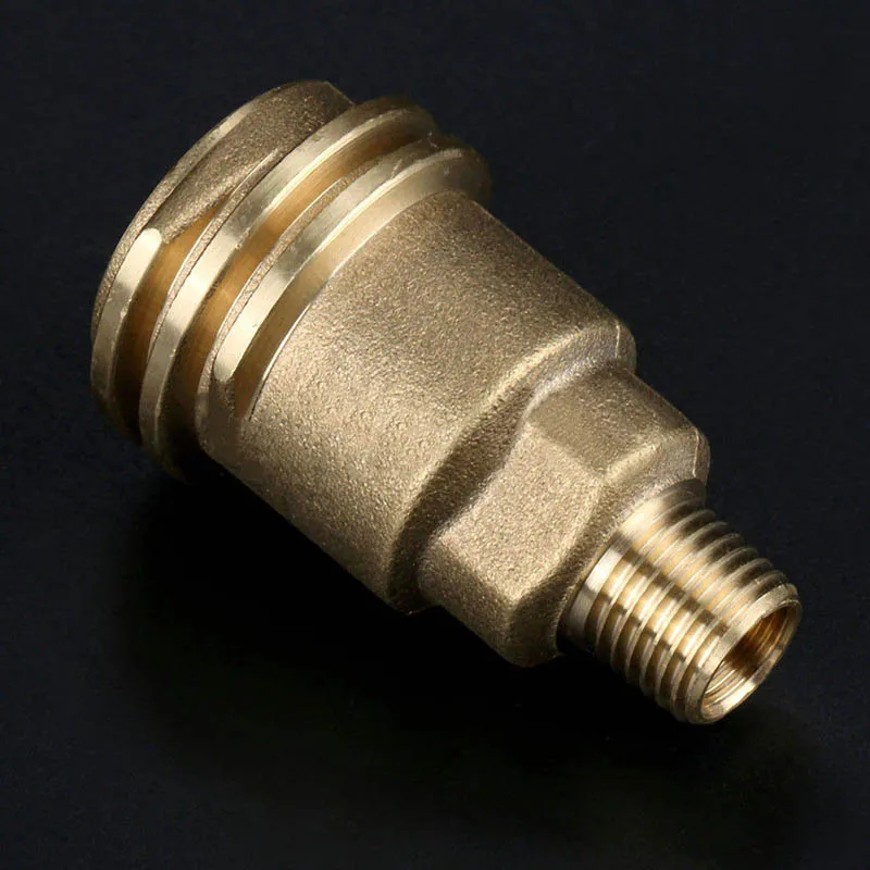 

QCC1 to 1/4 Inch Male Pipe Thread Adapter Propane Gas Fitting Connector AI88