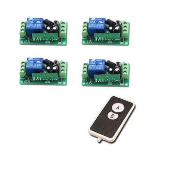 

DC 9V 12V 24V Wireless Remote Control Switch RF Wireless Remote Switch 1CH Receiver Transmitter 315Mhz/433Mhz