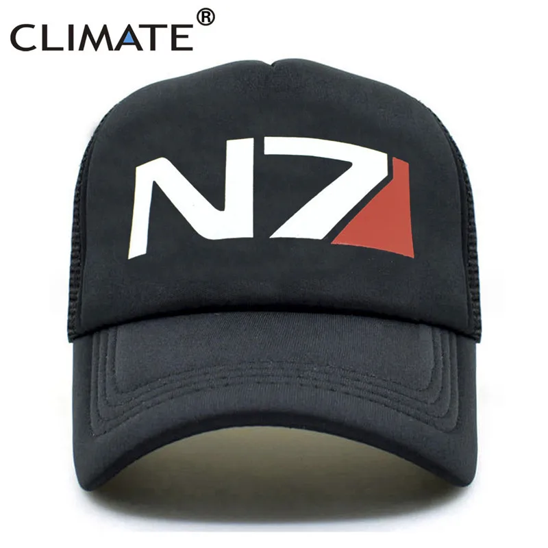 Мужская кепка N7 с эффектом изменения климата, Кепка-бейсболка с логотипом N7, Стильная летняя кепка с сеткой, Кепка-бейсболка для мужчин - Цвет: MC008D