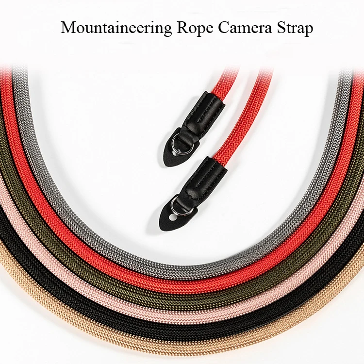 Альпинистский нейлоновый Канат для камеры плечевой шейный ремень для Leica Canon Nikon Olympus Pentax sony Fujifilm