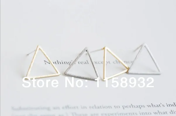 Модные геометрические треугольные серьги с покрытием|earings fashion jewelry|earrings jewelrytriangle