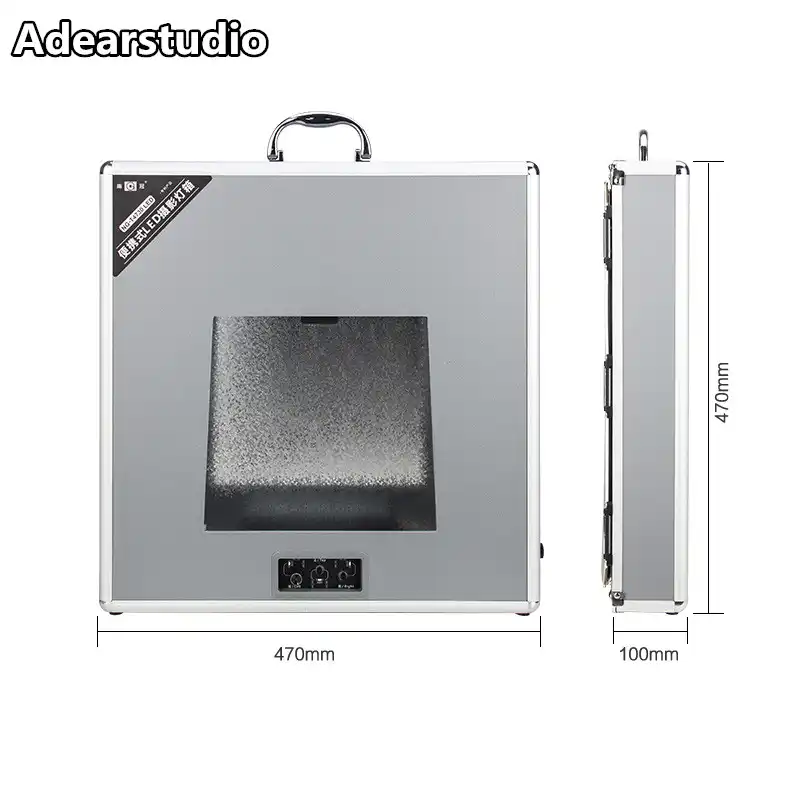 Студийная коробка светодиодная световая для фотографий маленькая Adearstudio cd50|led photo