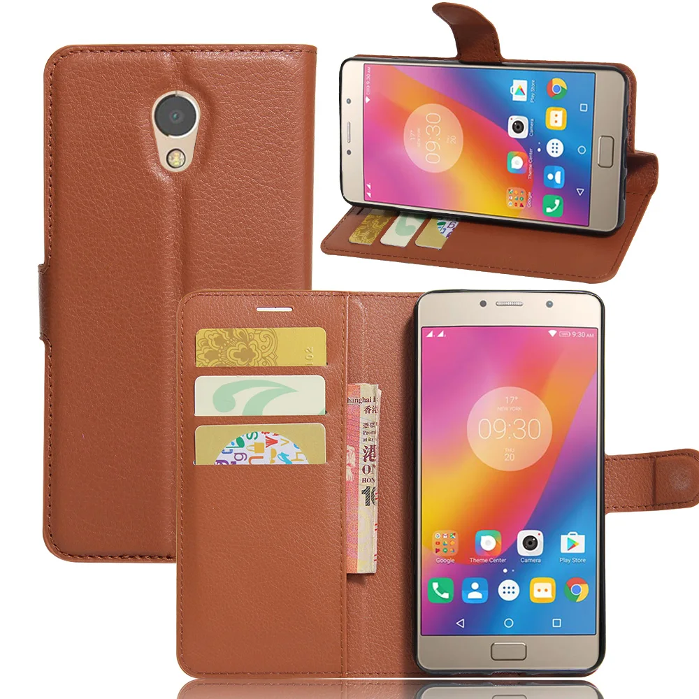 

Coque Case for Lenovo Vibe P2 P2c72 P2a42 Lichi Skin Leather Wallet Cover for Lenovo Vibe P 2 Flip Leather With Stand Phone Case