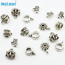 20 шт/40 шт./лот цветок с большим отверстием из металлического цинкового сплава бусины соединители для посеребренных бусин Изготовление ювелирных изделий цена