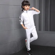 Girls Boys Tracksuits Spring Autumn Kids Sports Suits Coats+Pants 2pcs School Uniform 4 6 8 10 12 14 Years Children Clothes Sets boys girls sport suits casual children clothing set spring autumn high quality kids clothes 4 5 6 7 8 9 10 year tracksuits