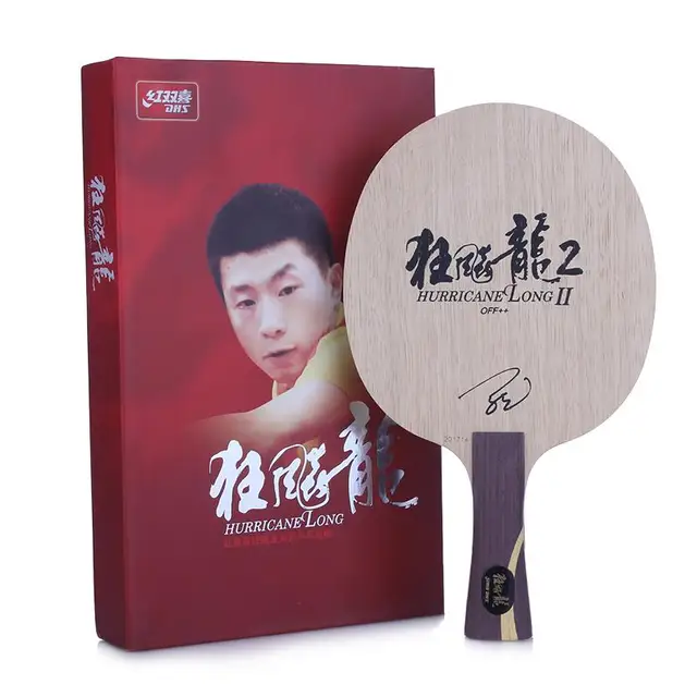 Best price at $174 Cheap Original DHS Hurricane Long 2 Pure Wood Racket Table Tennis Blade Ping Pong Bat