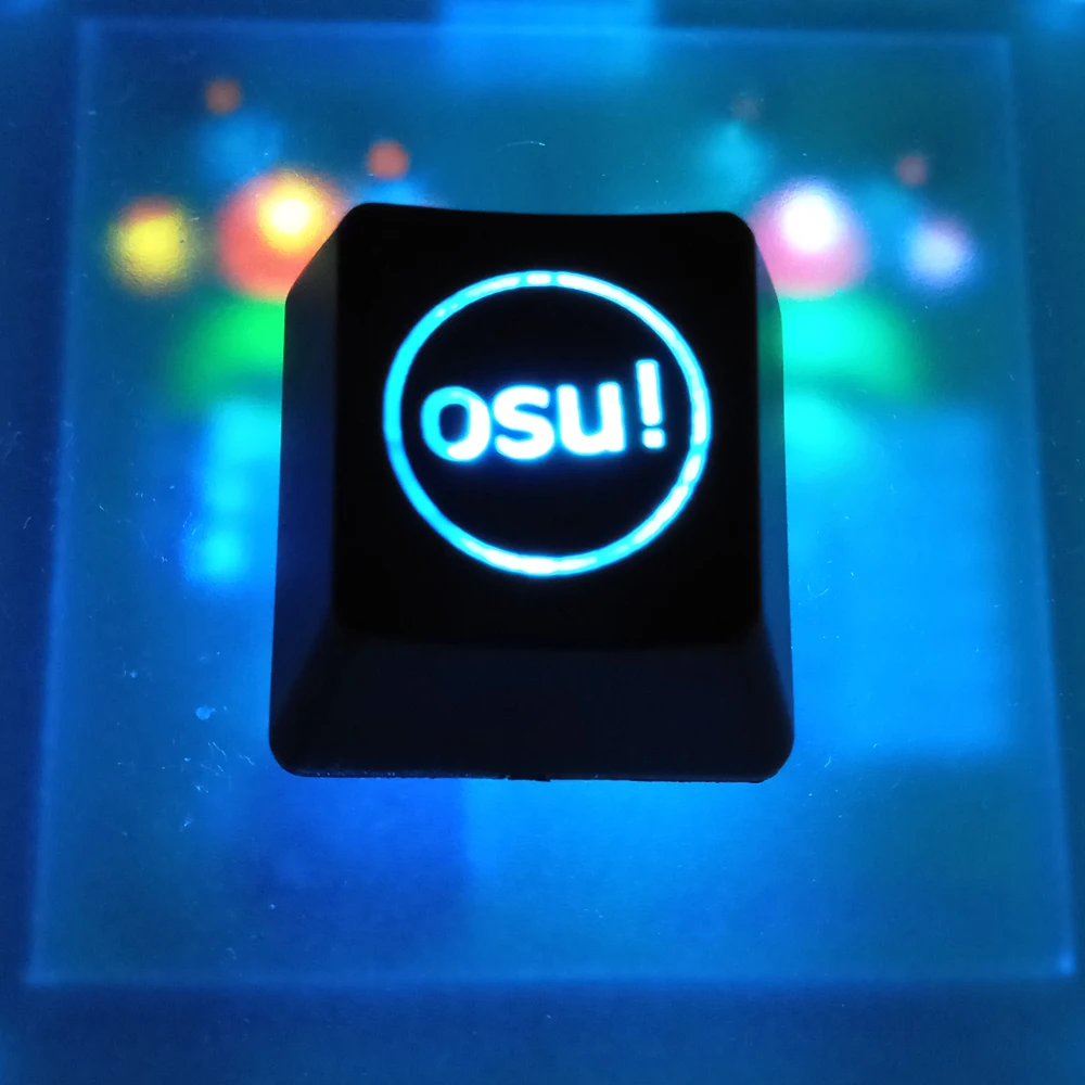 

2 pcs Backlight OSU Keycaps for Cherry Keyboard Backlit Mechanical Keyboard Keycap