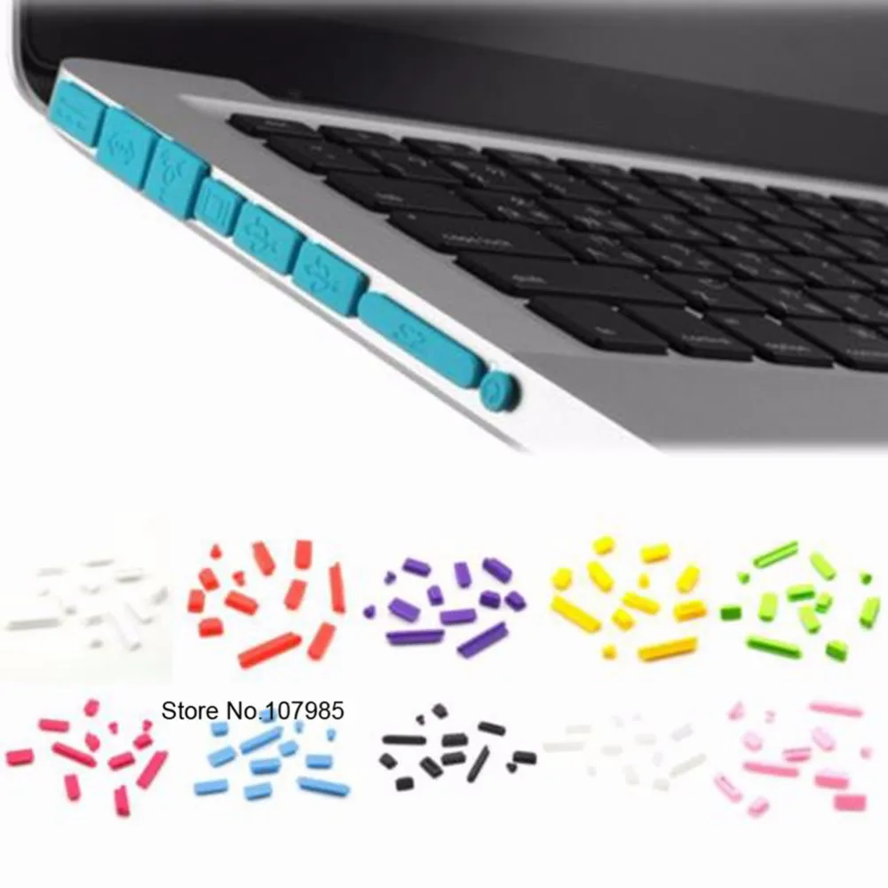 

Dust Plug Protector Sets For MacBook Air 11" 13" A1370/A1465 A1369/A1466 Retina13" 15"A1425/A1502 A1398 Laptop Dust Plugs Ports