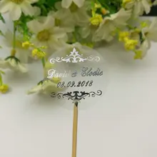 Пользовательские 100 шт персонализированный ПВХ Серебристая Наклейка дизайн прозрачный логотип свадьба ребенок матовая пленка подарок для вечерние бумаги