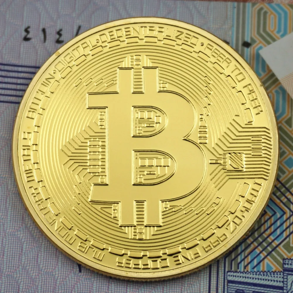 Физические Bitcoins биткоин позолоченные монеты коллекционные btc Книги по искусству подарок с коробкой случае