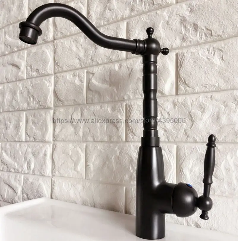 أسود النفط مفروك النحاس الطابق جبل الحمام المطبخ الغرور بالوعة صنبور واحدة مقبض المطبخ الساخن الباردة صنابير المياه Bnf371 أسود النفط مفروك النحاس الطابق جبل الحمام المطبخ الغرور بالوعة صنبور واحدة مقبض المطبخ الساخن الباردة صنابير المياه Bnf371