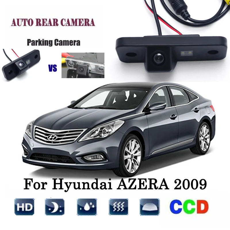 Камера заднего вида для Hyundai AZERA 2009 вместо оригинальной заводской Камеры