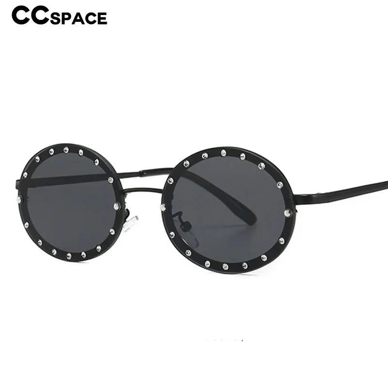 Овальная маленькая оправа с бриллиантами роскошные солнцезащитные очки для мужчин и женщин Модные Оттенки UV400 Винтажные Очки 46127