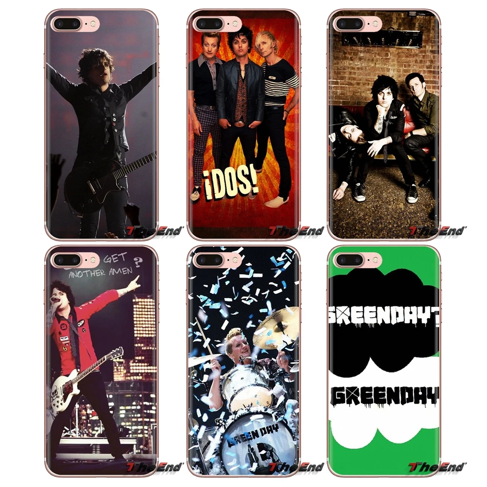 

For Xiaomi Redmi 4A S2 Note 3 3S 4 4X 5 Plus 6 7 6A Pro Pocophone F1 TPU Transparent Bag Case Coldplay Green Day Rock Billie Joe