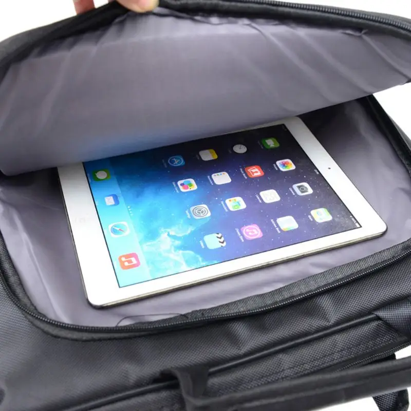 Сумка-портфель 15,6 дюймов, сумка-мессенджер для ноутбука, деловая офисная сумка для мужчин и женщин