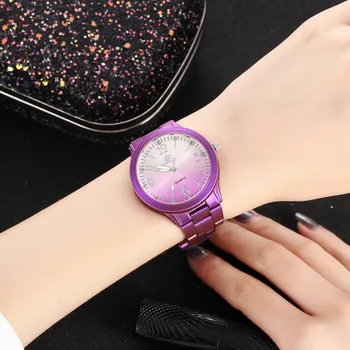 

Two-tone Dial Women Watch RINNADY Brand Luxury Wrist Watch for Ladies Female Wristwatch Waterproof Reloj Mujer Relogio Feminino