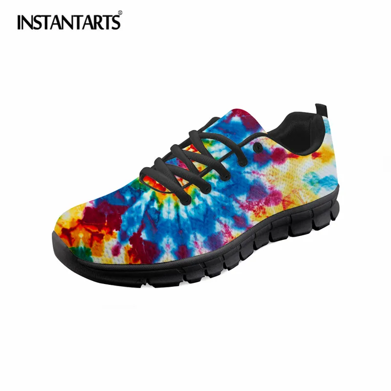 

INSTANTARTS Fashion Mixed Printed Casual Women's Sneakers Flats Women Summer Comfortable Mesh Shoes Woman Flat Student Footwear