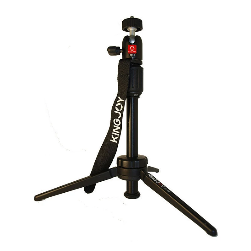 

New Travel Tabletop Tripod ,KINGJOY KT-300+BD-1 Aluminum Steel Mini Ball Head for Macro Camera Digital Camera GoPro Hero Sports