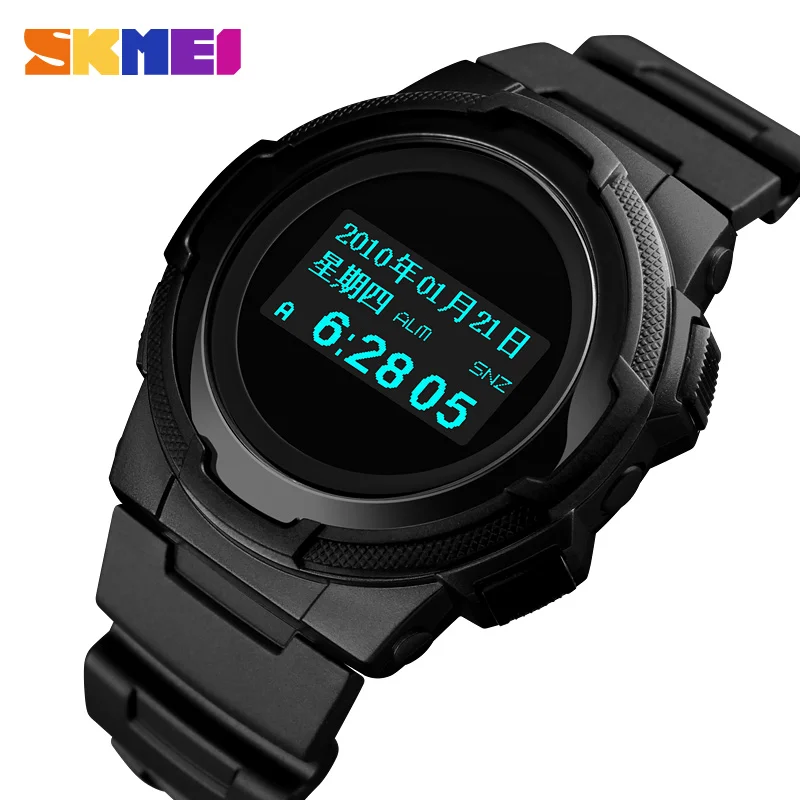 

SKMEI Famous 1439 Brand Men Black/army Smart Wrist Watches Multifunction Man Digital Sports Watch Thermometer Waterproof Watch