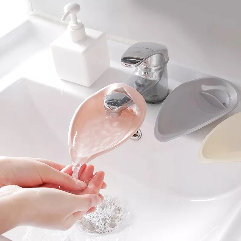 

Faucet lengthened hand washing device guide sink extender Child baby hand washing aid extender