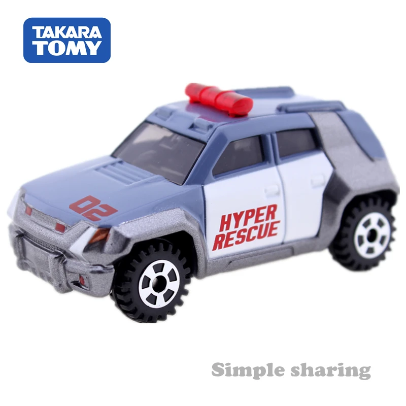 Takara Tomy TOMICA DHT 02 Hyper Rescue red Searcher модель автомобиля Комплект литья под давлением