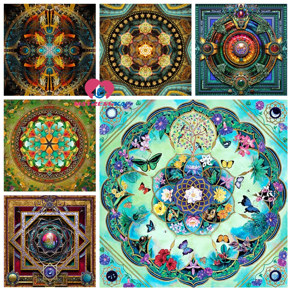 

diamond painting mandala diamond embroidery full display pictures of rhinestones diamond mosaic embroidery rhinestones foamiran