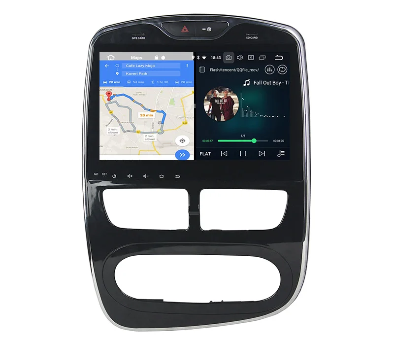 Автомагнитола Belsee для Renault Clio 2013 2016 Android 8 Восьмиядерный процессор 4 Гб сенсорный