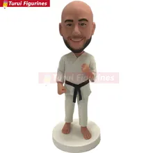 Каратэ на заказ Bobblehead каратэ Персонализированная Статуэтка каратэ украшение для именинного торта каратэ подарки подарок для папы мужей бойфренд кар