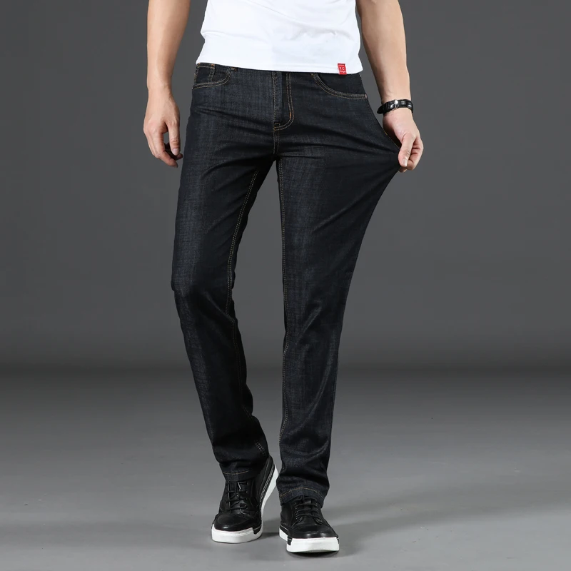 SULEE брендовые джинсы новые мужские эластичные хлопковые джинсы модные облегающие мужские байкерские брюки большого размера 42 для отдыха