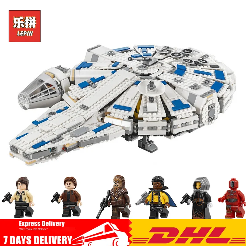 

Lepin 05142 1584Pcs Star War Series The Legoingd 75212 Kessel Run Millennuim Falcon Set Building Blocks Bricks Kids Toys Gifts