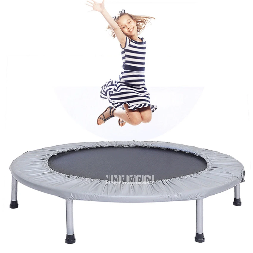 

C156 36 Inch Children Lady Lose Weight Leg Slimming Trampoline Home Gym Exercise Folding Bouncing Jumping Bed Fitness Equipment