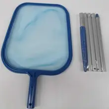 Алюминиевые пластиковые сети для бассейна грабли для листьев Сетки Скиммер телескопический полюс бассейна Spas легкий инструмент для очистки воды рыболовная сеть