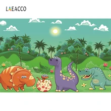 Laeacco Cartoon Jurassic Dinosaur Party Baby Child Photography Background Customize Vinyl Photographic Backdrop For Photo Studio Laeacco Cartoon Jurassic Dinosaur Party Baby Child Photography Background Customize Vinyl Photographic Backdrop For Photo Studio