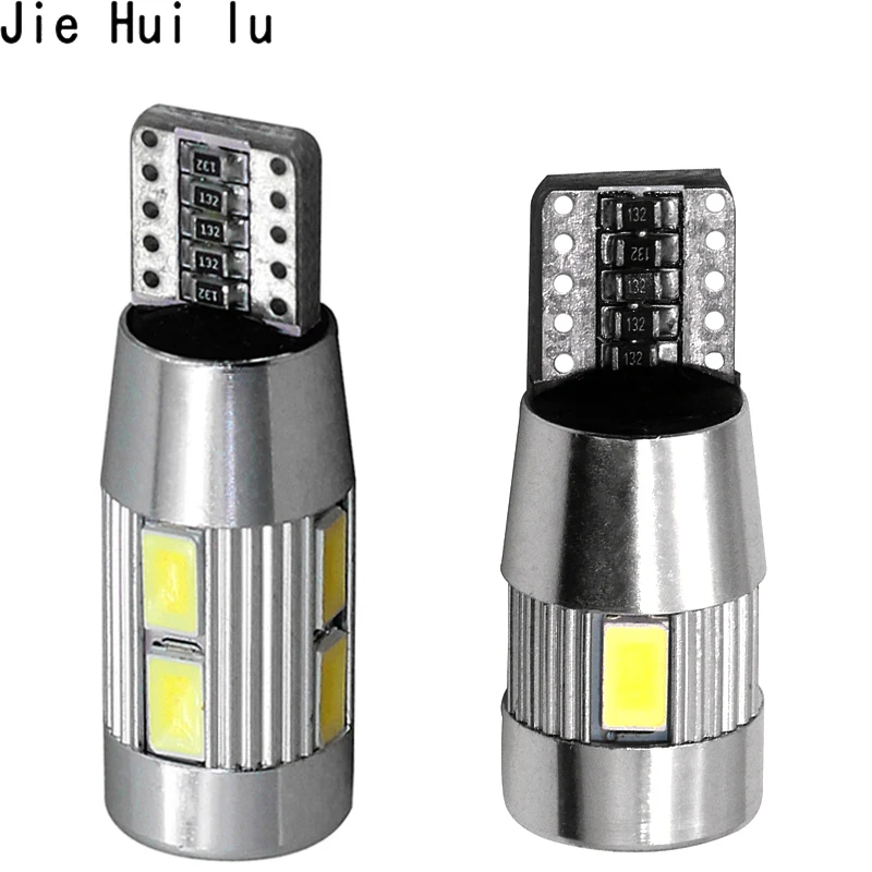 

Car T10 LED 194 W5W Canbus Light Bulb No Error Light Parking Clearance Side Turn Signal Light White 1PCS 5630 SMD