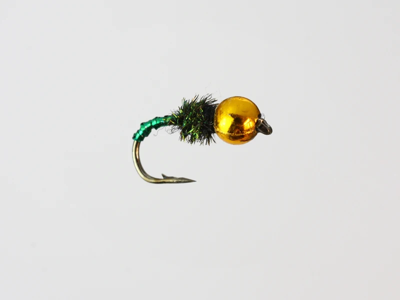 100Pcs WD40 Flies Light Green Nymphs Fly Fishing Luresin