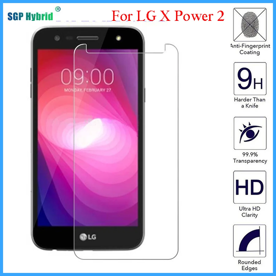 

For LG X Power 2 Power2 Charge II X500 M320G M320 M320N 5.5" HD Phone Tempered Glass Screen Protector 9H Protective Films case