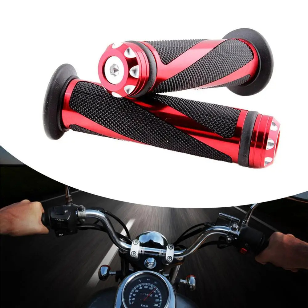 

1 Pair 22mm Motorcycle Handlebar Grips Anti-slip Handle Rotatable Hand Grips Motorcycle Accessories