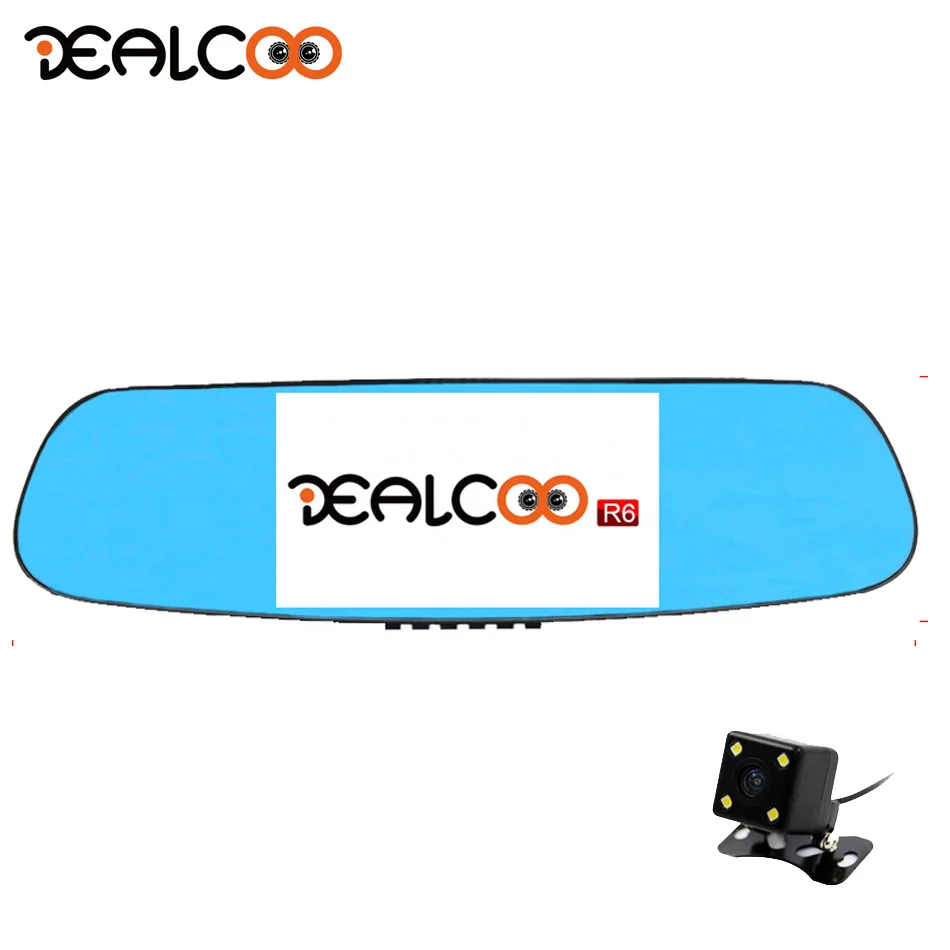 

Dealcoo 5' Touch Screen Car DVR 3 in 1 Radar Detector Russian Video Recorder Camera Android Mirror Rearview Mirror Registrator