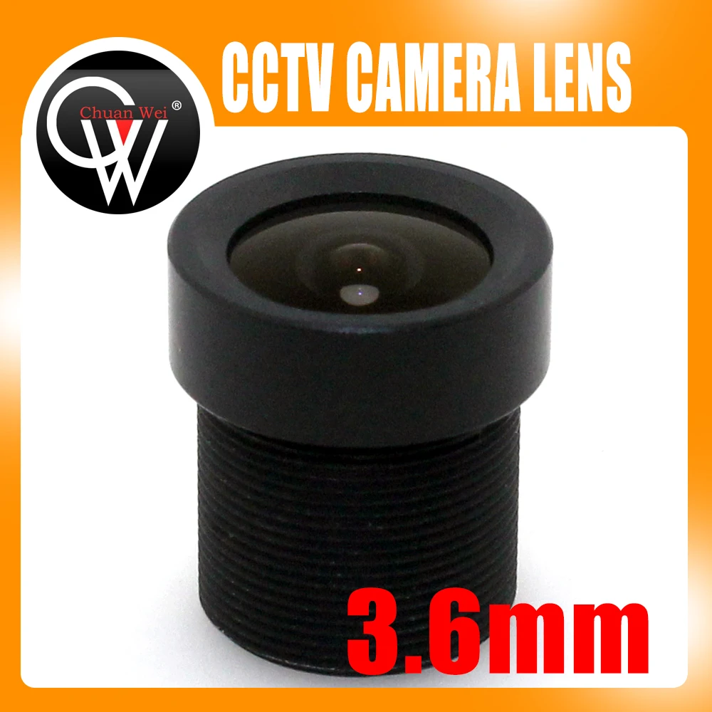 

5PCS/LOT 3.6mm lens 1/3" and 1/4" F2.0 Lens For CCTV CCD CMOS Security Camera