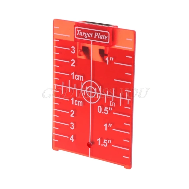 Special Price Magnetic Red Target Plate For Rotary Cross Line Laser Level Distance Measurer Special Price Magnetic Red Target Plate For Rotary Cross Line Laser Level Distance Measurer
