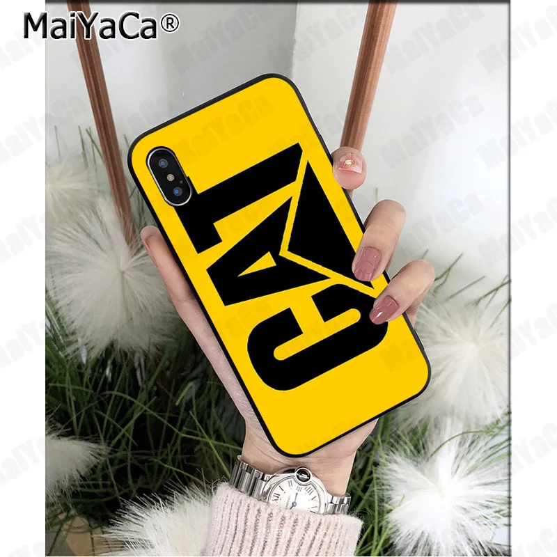 MaiYaCa логотип гусеницы Новое поступление Высокое качество Роскошный чехол для телефона для Apple iPhone 8 7 6 6S Plus X XS MAX 5 5S SE XR чехол