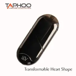 Taphoo X Pod system Pod 2 в 1 трансформируемая форма сердца Vape E пусковой комплект для сигареты Встроенная батарея 320 мАч 1,6 мл электронная сигарета