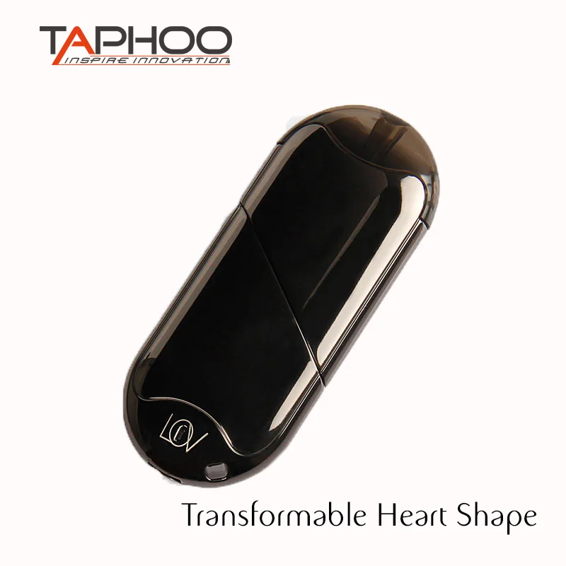 

Taphoo X Pod System Pod 2 In 1 Transformable Heart Shape Vape E Cig Starter Kit Built-in 320mah Battery 1.6ml E Cigarette