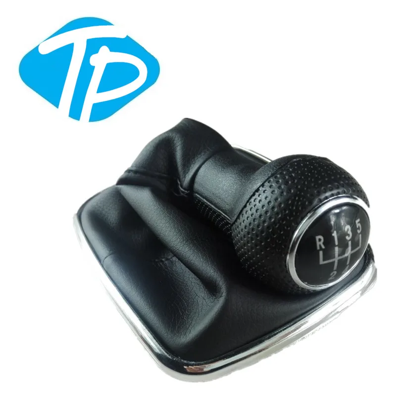 New 5 Speed Speeds Shifter Gear Shift Knob GaitorBoot For For Mk4 1999-2004 red and black
