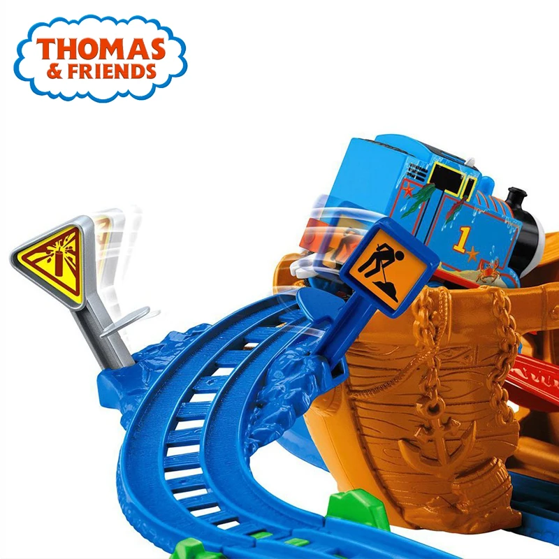 Оригинальные игрушки Thomas & Friends рельсовые строительные литые Железнодорожный